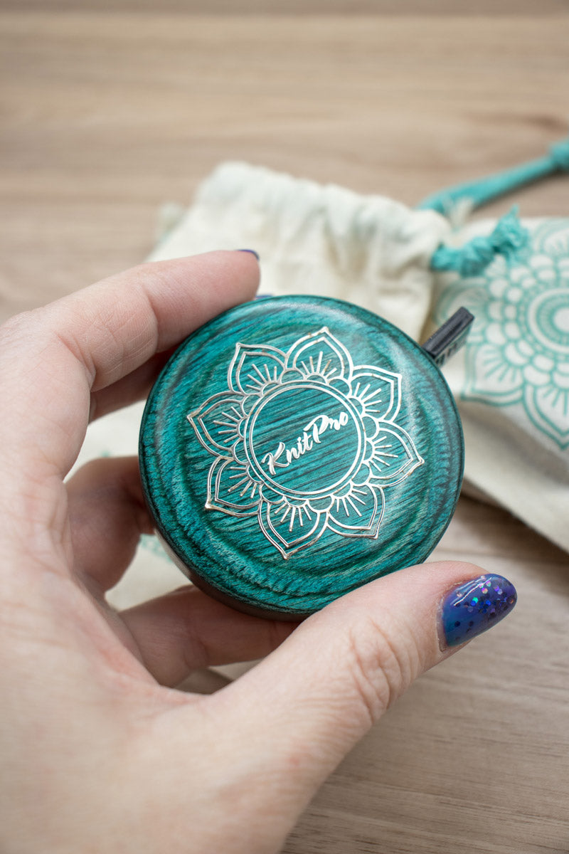 The Teal Retractable Tape Measure Obsession Yarns