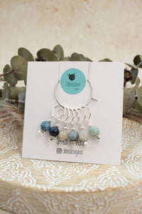 Trolleite Gemstone Stitch Markers