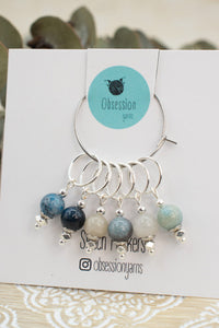 Trolleite Gemstone Stitch Markers