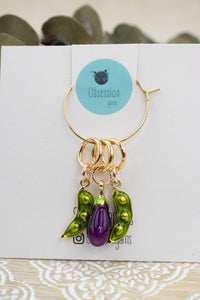 Peas in a Pod Stitch Marker Set