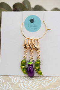 Peas in a Pod Stitch Marker Set