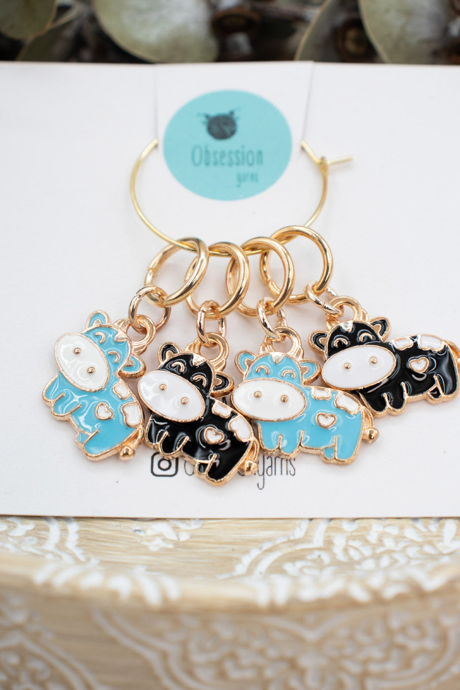 Lil' Moos Stitch Marker Set