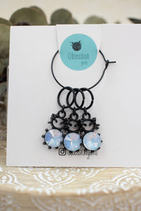 Sparkly Void Cats Stitch Marker Set