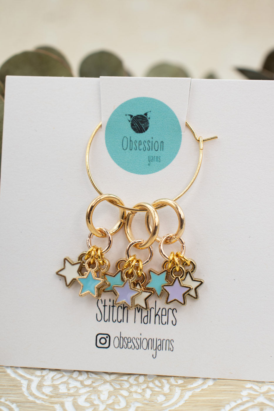 Shooting Stars Stitch Marker Set