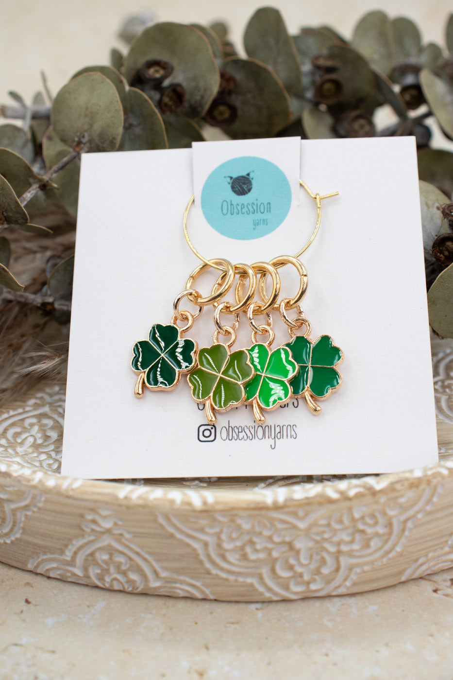 4 Leaf Clover Stitch Marker Set