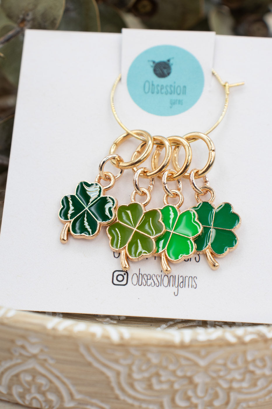 4 Leaf Clover Stitch Marker Set