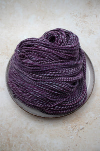 Handspun -  Purple/Rainbow Fluorite Merino/Nylon