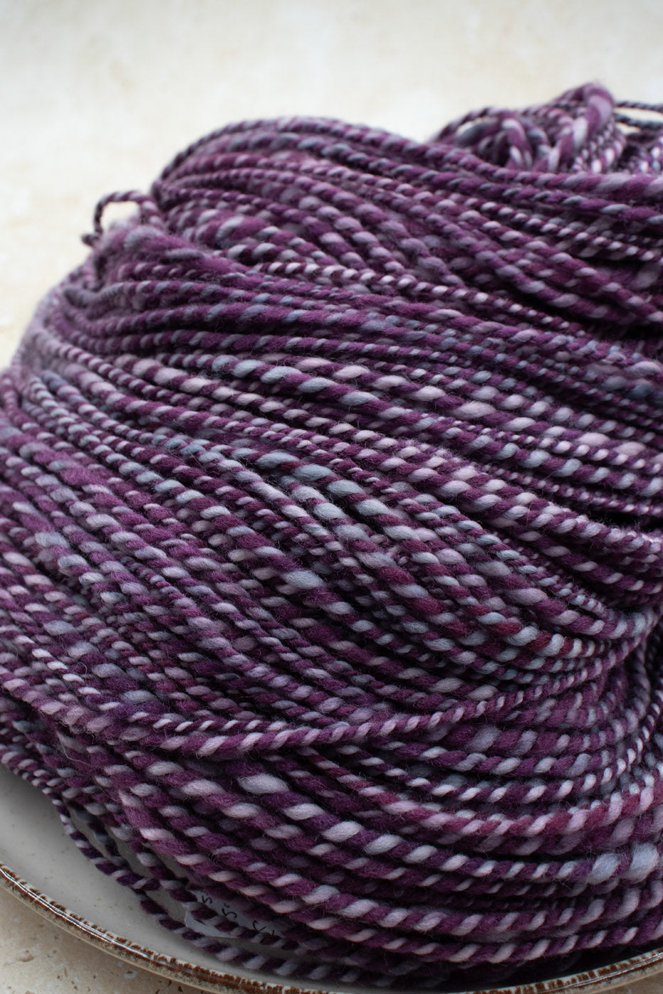 Handspun -  Purple/Rainbow Fluorite Merino/Nylon