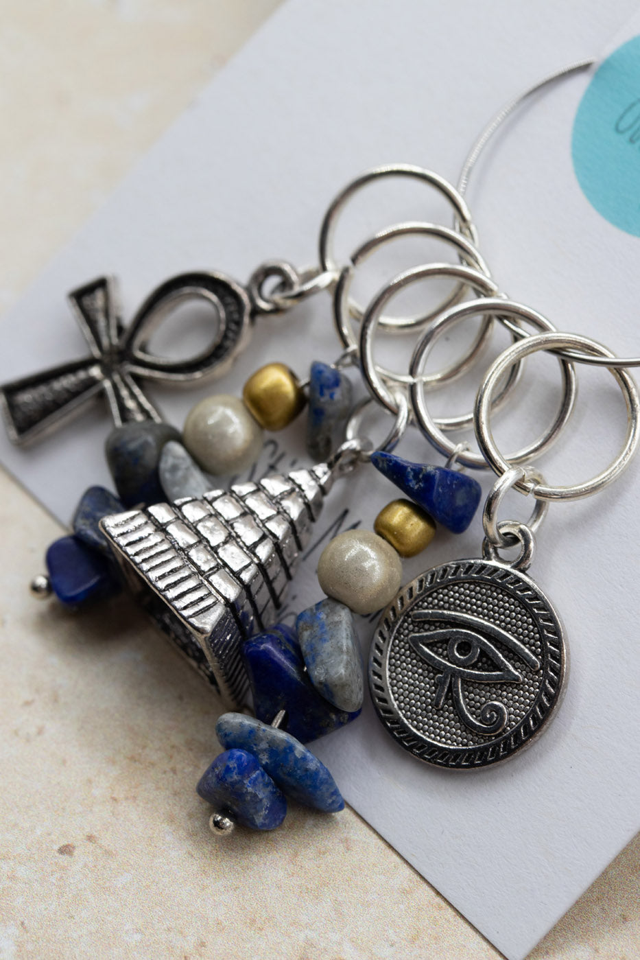 Ancient Egypt Stitch Marker Set