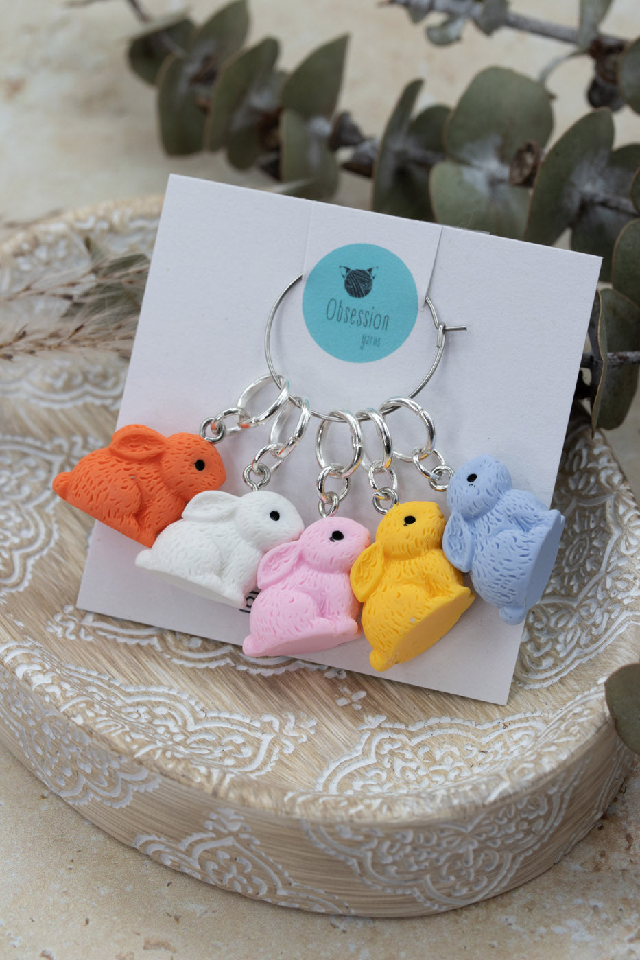 Lil' Bunnies Stitch Marker Set