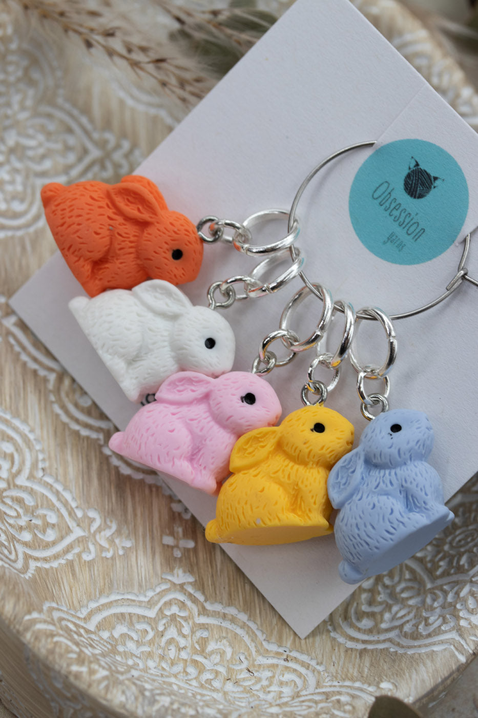 Lil' Bunnies Stitch Marker Set
