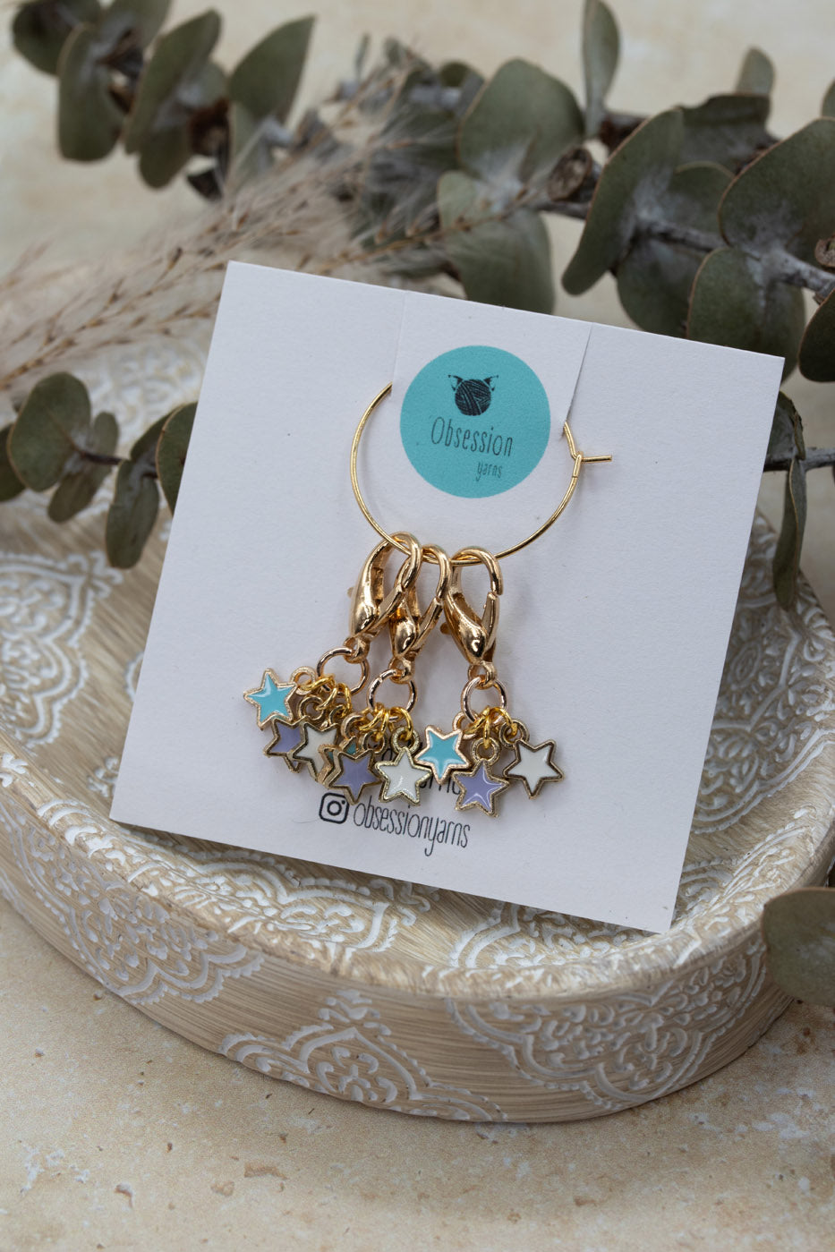 Shooting Stars Stitch Marker Set