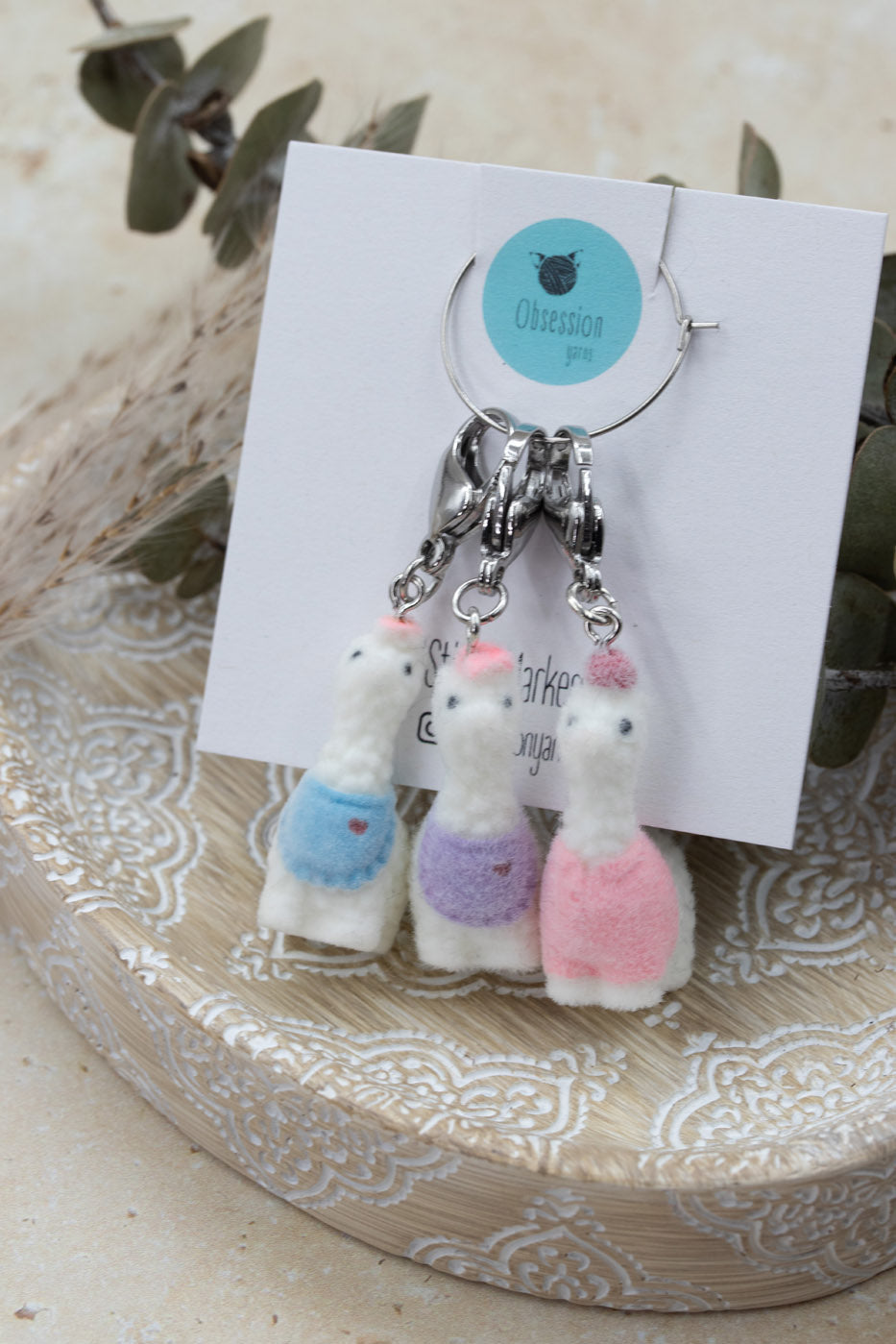 Alpaca Friends Zipper Pull
