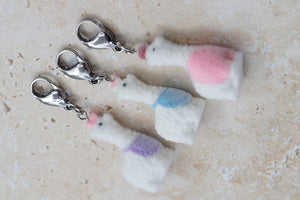 Alpaca Friends Zipper Pull