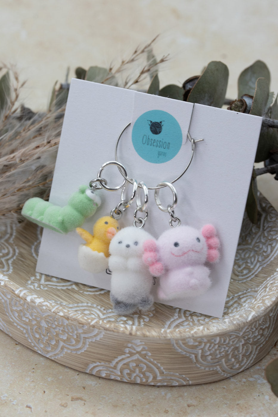 Fluffy Friends Stitch Marker Set