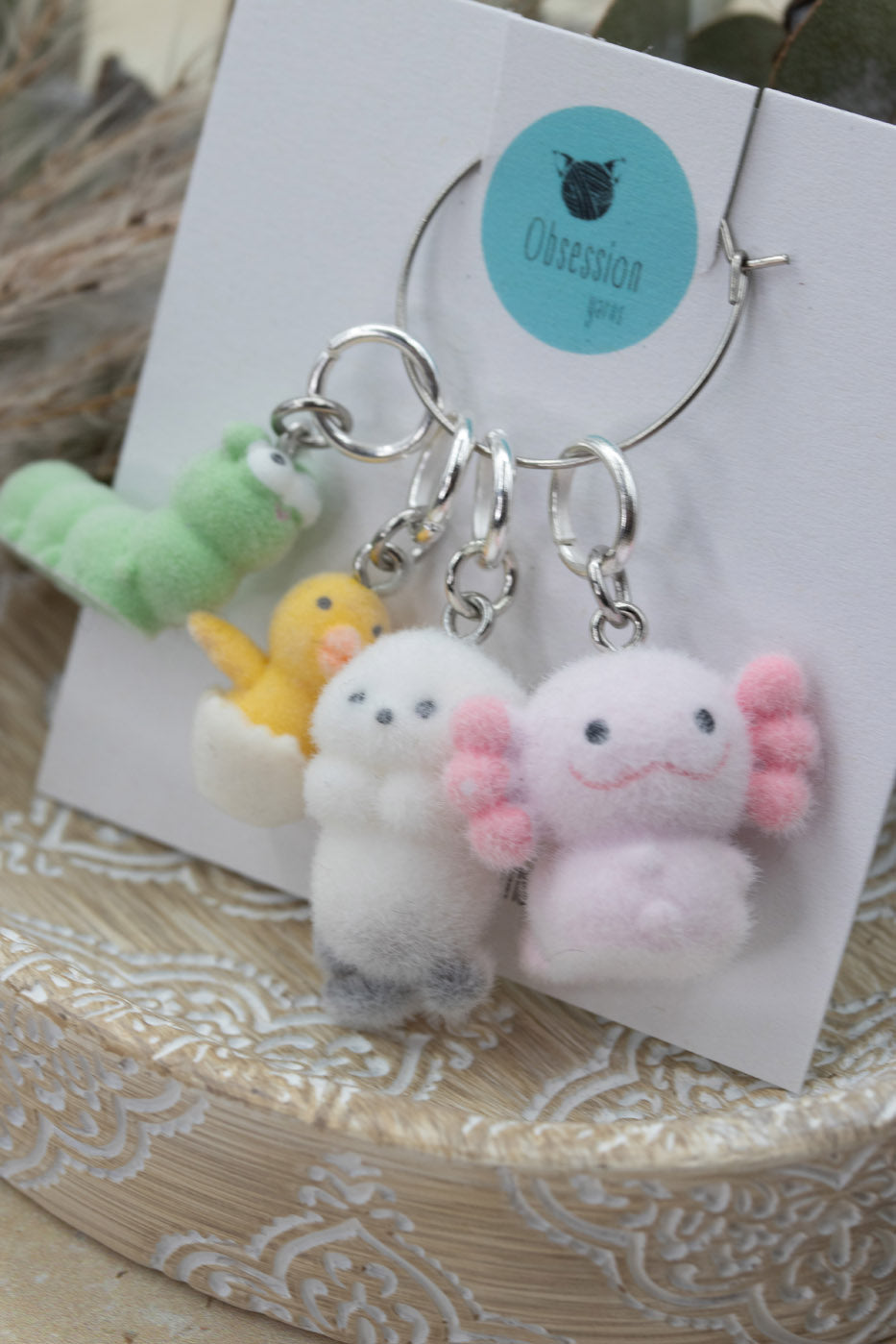 Fluffy Friends Stitch Marker Set