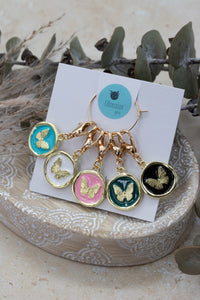 Golden Wings Stitch Marker Set