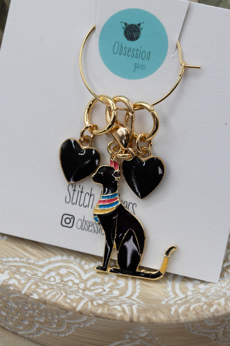 Bastet Love Stitch Marker Set