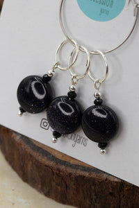 Goldstone Gemstone Stitch Markers