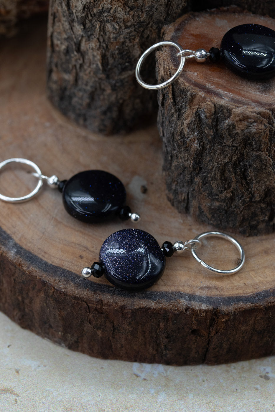 Goldstone Gemstone Stitch Markers