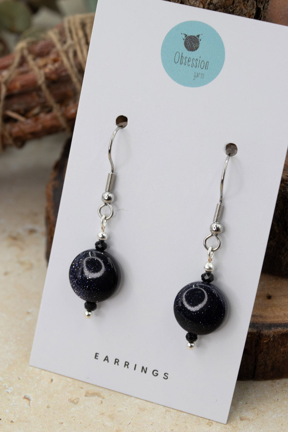 Goldstone Gemstone Earrings