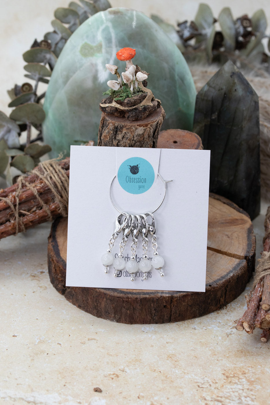 High Quality Moonstone Stitch Markers