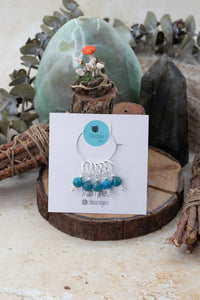 Apatite Gemstone Stitch Markers
