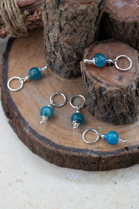 Apatite Gemstone Stitch Markers