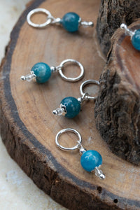 Apatite Gemstone Stitch Markers