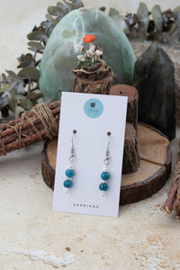 Apatite "Yarnball" Gemstone Earrings