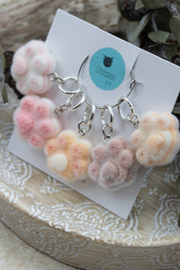 Fluffy Paws Stitch Marker Set