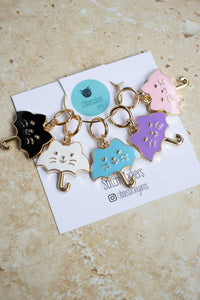 Kitty Brollys Stitch Marker Set