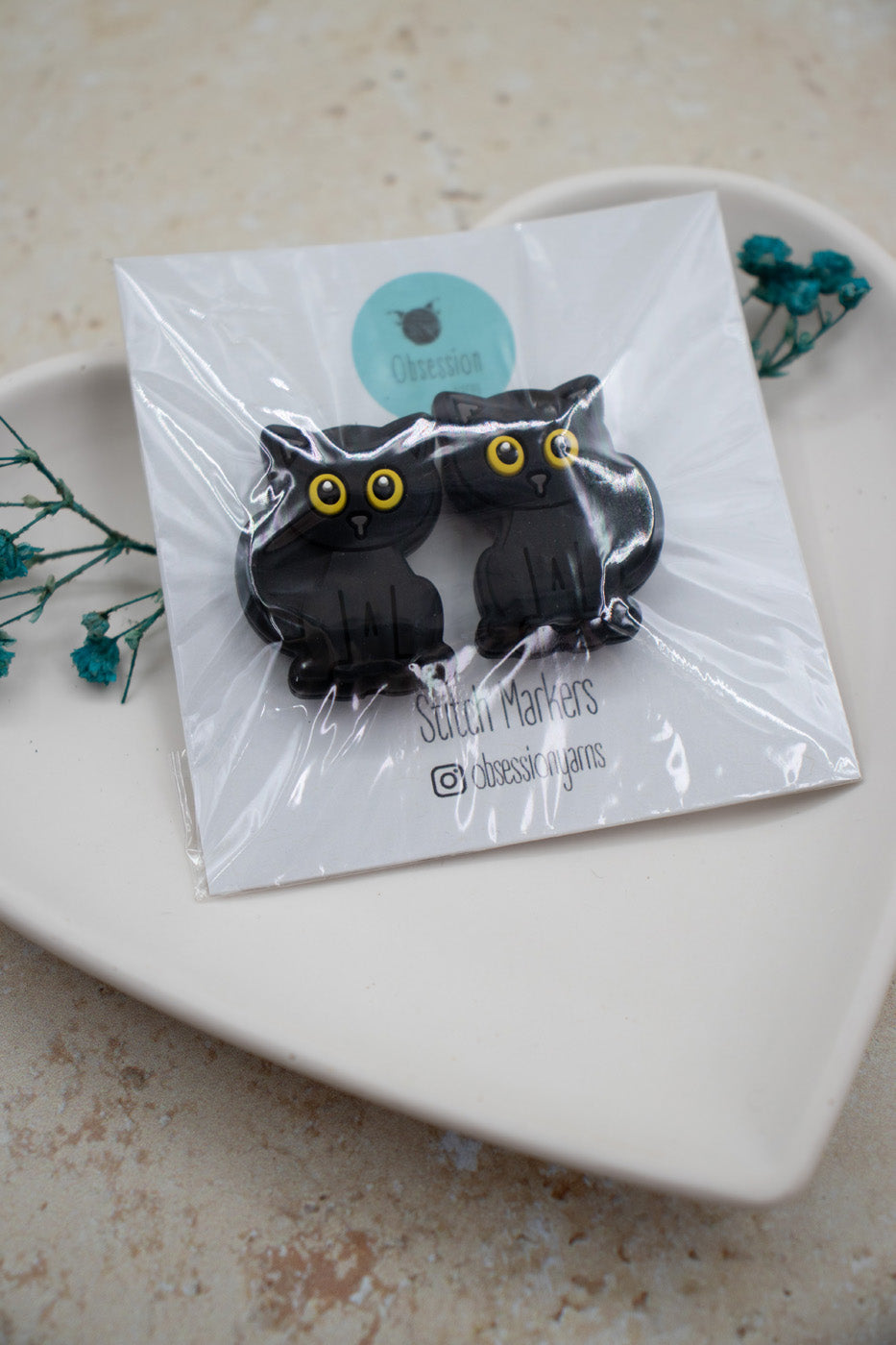 Black Kitty Club Needle Stopper Set